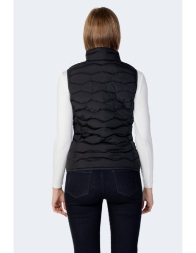 EA7 Gilet femme noir zippé – Polyester
