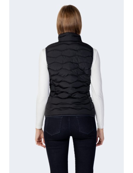 EA7 Gilet femme noir zippé – Polyester