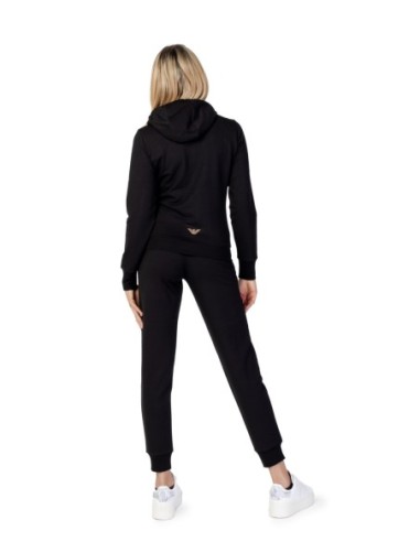 EA7 Survêtement femme noir zippé – Capuche
