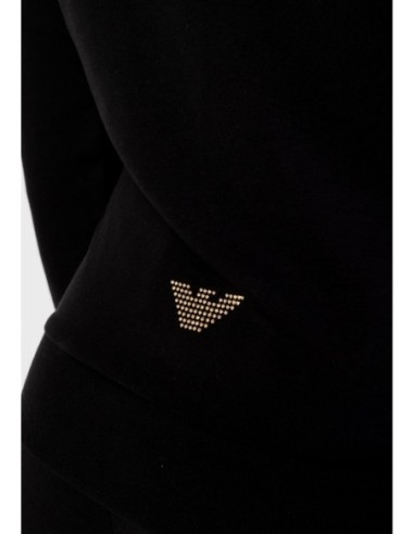 EA7 Survêtement femme noir zippé – Capuche