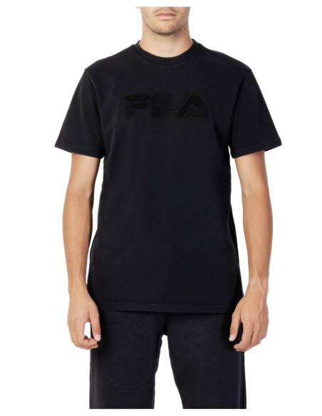 Fila T-shirt homme bleu manches courtes – Coton
