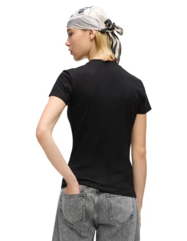 Karlâ€¯Lagerfeldâ€¯Jeans T-shirt femme noir logo
