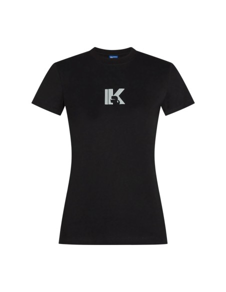 Karlâ€¯Lagerfeldâ€¯Jeans T-shirt femme noir logo