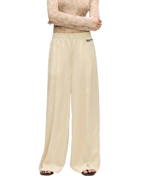 Karlâ€¯Lagerfeldâ€¯Jeans Pantalon femme beige wide leg