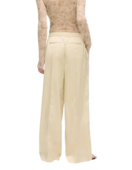 Karl Lagerfeld Jeans Pantalon femme beige wide leg
