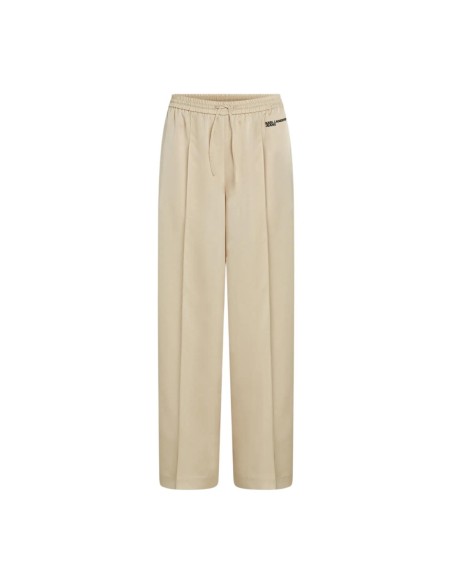 Karlâ€¯Lagerfeldâ€¯Jeans Pantalon femme beige wide leg