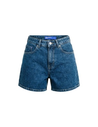 Karlâ€¯Lagerfeldâ€¯Jeans Short femme bleu denim