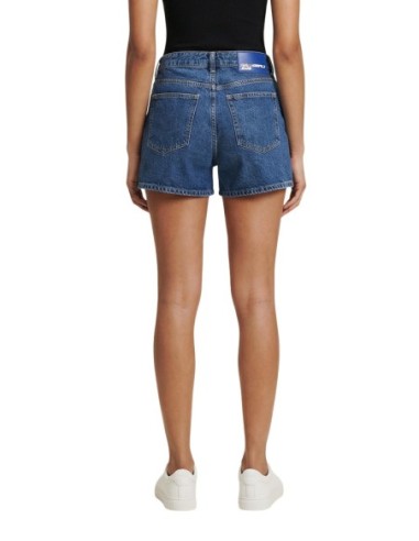 Karlâ€¯Lagerfeldâ€¯Jeans Short femme bleu denim