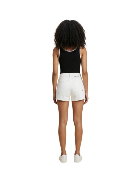 Karlâ€¯Lagerfeldâ€¯Jeans Short femme beige
