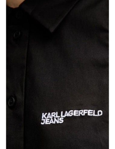 Karlâ€¯Lagerfeldâ€¯Jeans Blouse femme noire sans manches