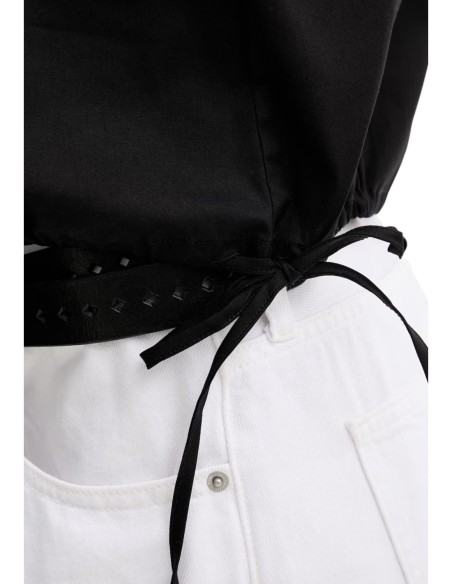 Karlâ€¯Lagerfeldâ€¯Jeans Blouse femme noire sans manches
