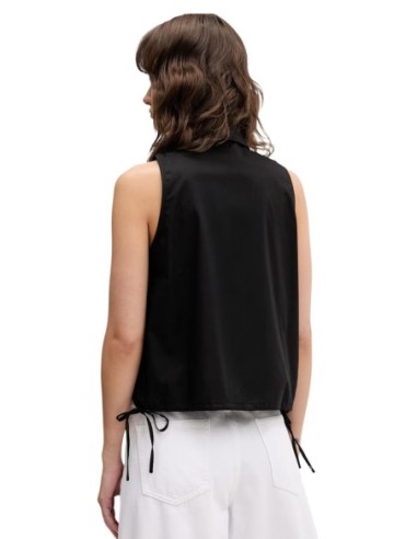 Karlâ€¯Lagerfeldâ€¯Jeans Blouse femme noire sans manches