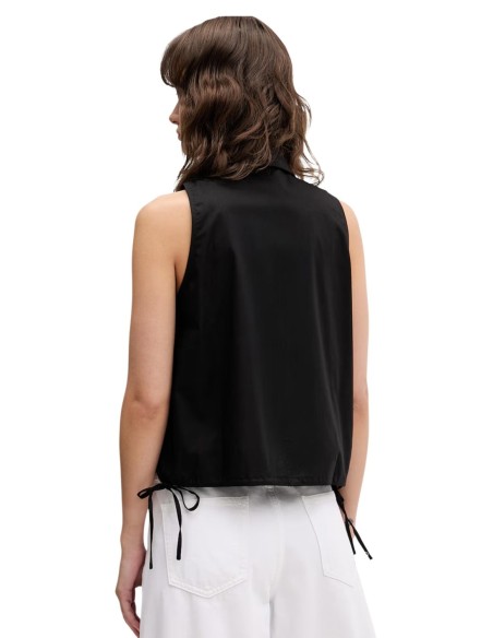 Karl Lagerfeld Jeans Blouse femme noire sans manches