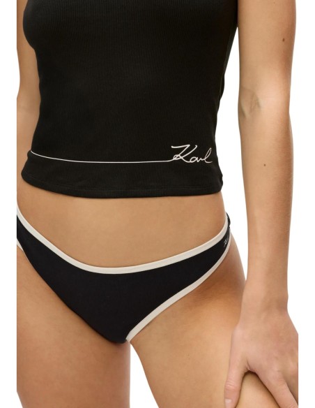 Karl Lagerfeld Jeans Débardeur femme noir col V