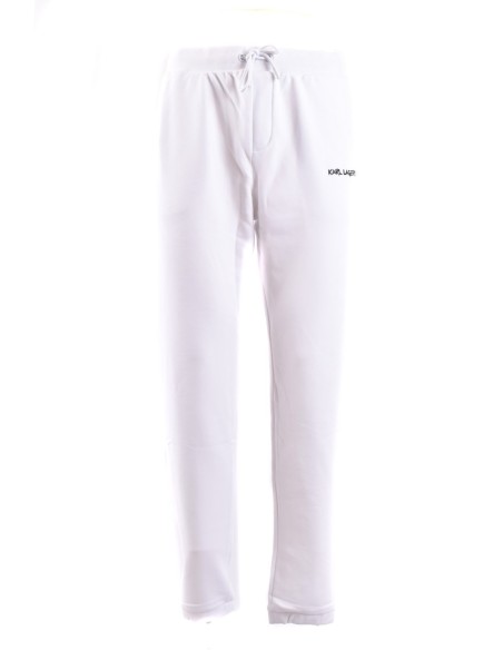Karl Lagerfeld Pantalon homme blanc à lacets