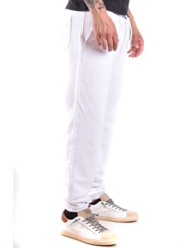 Karl Lagerfeld Pantalon homme blanc à lacets