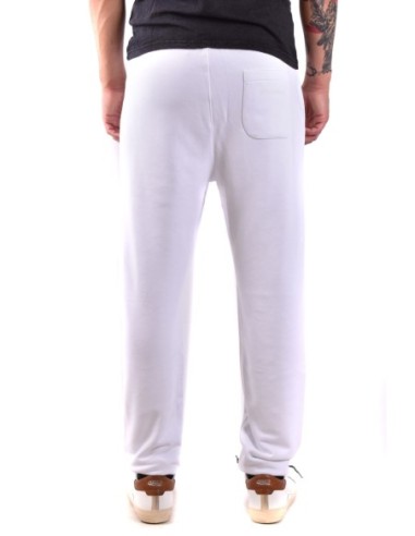 Karl Lagerfeld Pantalon homme blanc à lacets