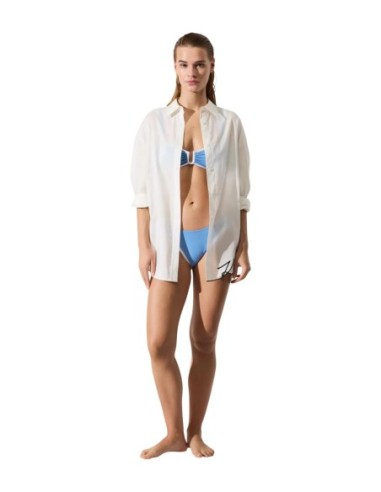 Karl Lagerfeld Jeans Chemise femme beige oversize