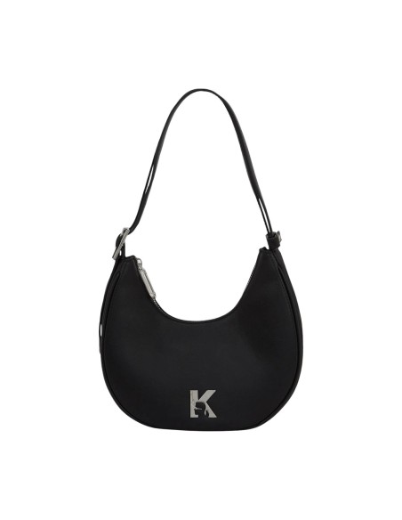 Karl Lagerfeld Jeans Sac à main noir demi-lune logo