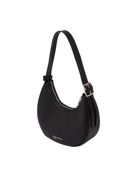 Karl Lagerfeld Jeans Sac à main noir demi-lune logo