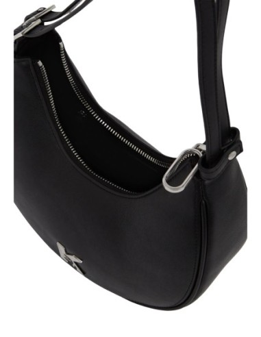 Karl Lagerfeld Jeans Sac à main noir demi-lune logo