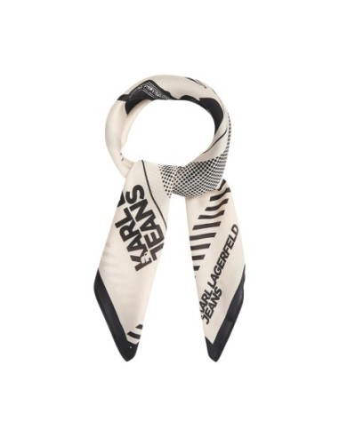 Karl Lagerfeld Jeans Foulard femme beige imprimé