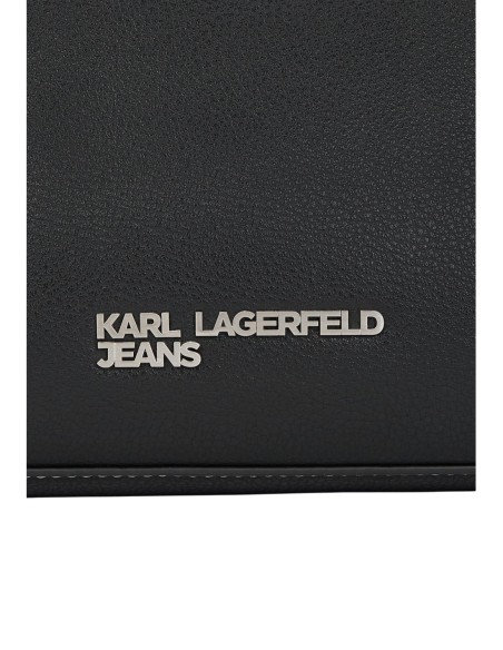 Karl Lagerfeld Jeans Mini sac femme noir zippé