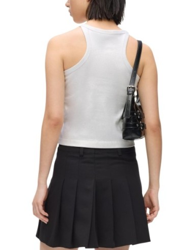 Karl Lagerfeld Jeans Top femme argenté sans manches