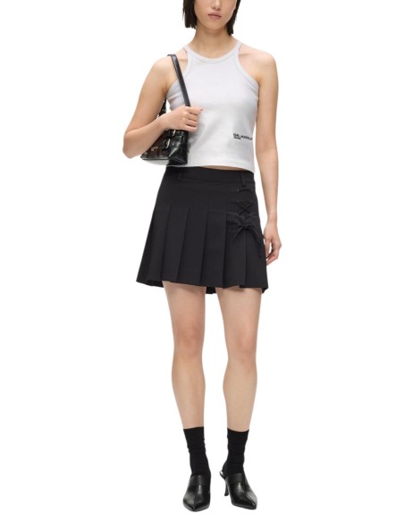 Karl Lagerfeld Jeans Top femme argenté sans manches