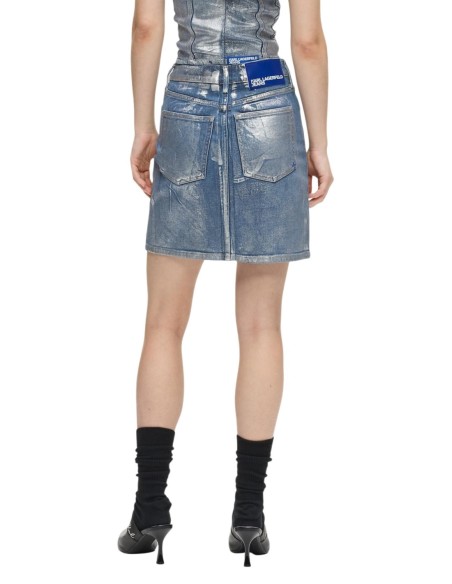 Karl Lagerfeld Jeans Jupe femme bleu azur