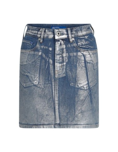 Karl Lagerfeld Jeans Jupe femme bleu azur