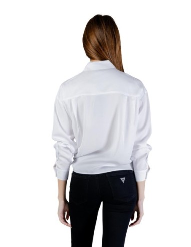 Karl Lagerfeld Jeans Chemise femme blanche en lyocell