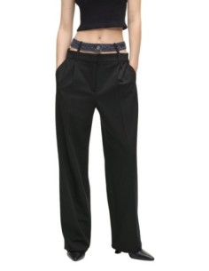 Karl Lagerfeld Jeans Pantalon femme noir stretch