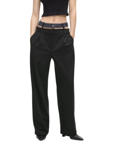 Karl Lagerfeld Jeans Pantalon femme noir stretch
