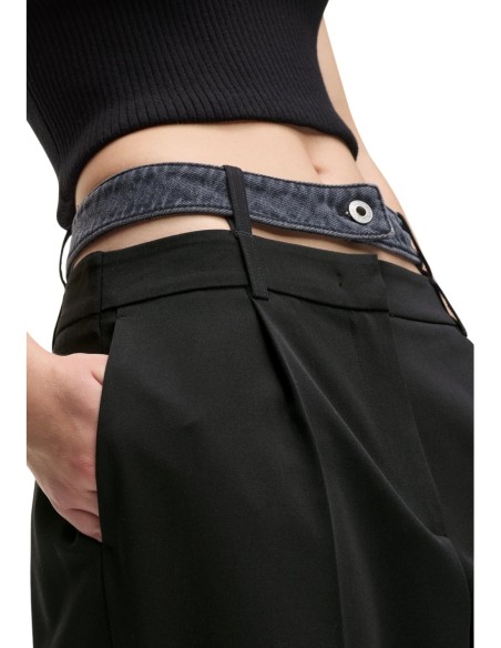Karl Lagerfeld Jeans Pantalon femme noir stretch