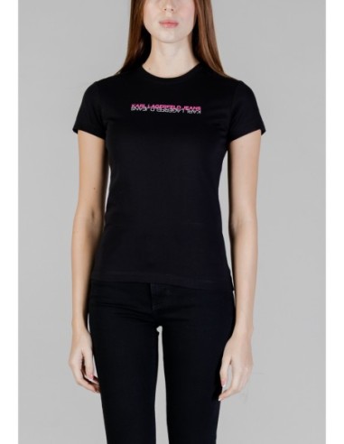 Karl Lagerfeld Jeans T-shirt femme noir imprimé