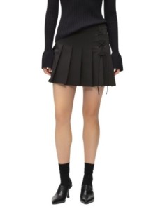 Karl Lagerfeld Jeans Jupe femme noire zippée