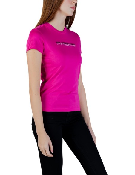 Karl Lagerfeld Jeans T-shirt femme fuchsia