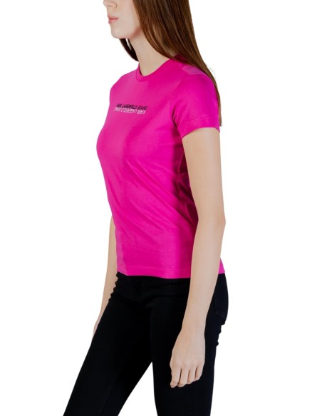 Karl Lagerfeld Jeans T-shirt femme fuchsia