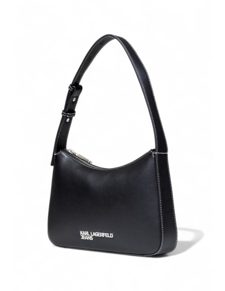 Karl Lagerfeld Jeans Sac à main femme noir zippé