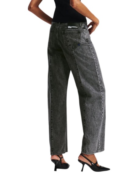 Karl Lagerfeld Jeans Jean femme noir – Coton