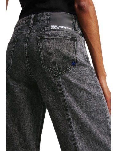 Karl Lagerfeld Jeans Jean femme noir – Coton