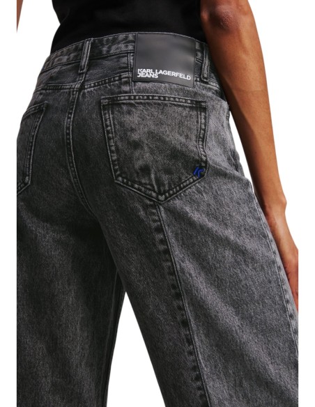 Karl Lagerfeld Jeans Jean femme noir – Coton