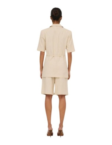Jacqueline De Yong Bermuda femme beige