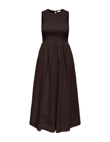 Jacqueline De Yong Robe femme marron midi
