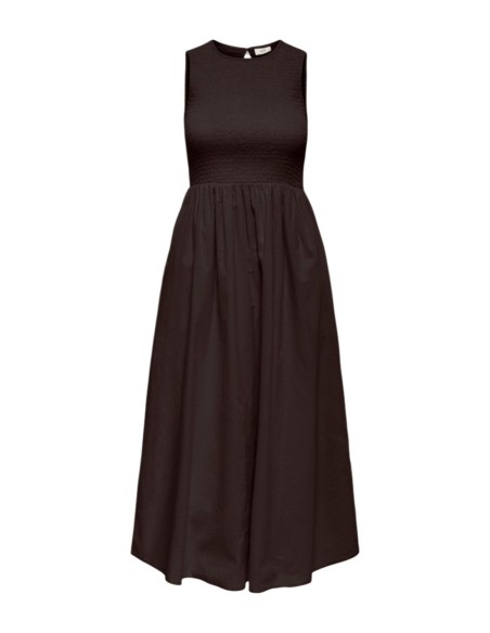Jacqueline De Yong Robe femme marron midi