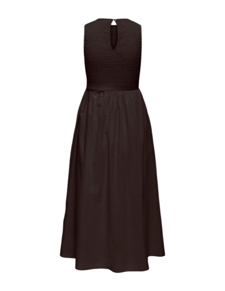 Jacqueline De Yong Robe femme marron midi