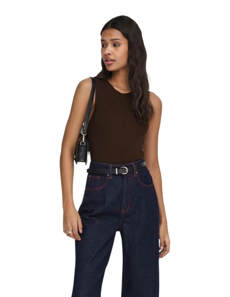 Jacqueline De Yong Gilet femme marron sans manches