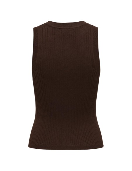 Jacqueline De Yong Gilet femme marron sans manches