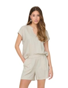 Jacqueline De Yong Blouse femme grise col V